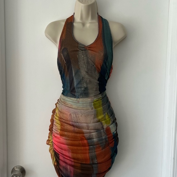 Mesh Halter Dress - Picture 6 of 13